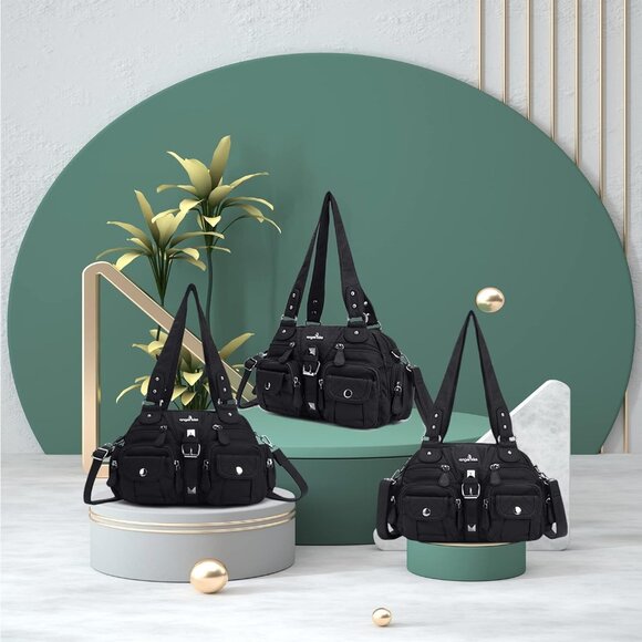 Elegant Hobo Shoulder Bag in Anti-Scratch PU Leather - Perfect for Everyday - Picture 8 of 8